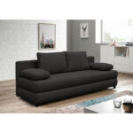 BANK MET BEDFUNCTIE, antraciet textiel thumbnail 2