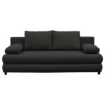 BANK MET BEDFUNCTIE, antraciet textiel thumbnail 1