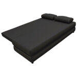 BANK MET BEDFUNCTIE, antraciet textiel thumbnail 5