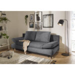 BANK MET BEDFUNCTIE, antraciet textiel, houtmateriaal thumbnail 2
