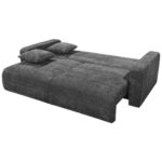 BANK MET BEDFUNCTIE, antraciet textiel thumbnail 4