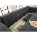 BANK MET BEDFUNCTIE, antraciet textiel thumbnail 6