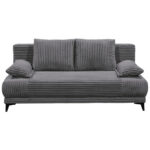 BANK MET BEDFUNCTIE, antraciet textiel thumbnail 1