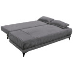 BANK MET BEDFUNCTIE, antraciet textiel thumbnail 3