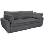 BANK MET BEDFUNCTIE, antraciet textiel thumbnail 6
