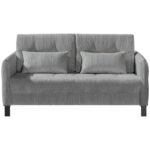 BANK MET BEDFUNCTIE, grafietkleurig textiel thumbnail 1