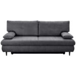 BANK MET BEDFUNCTIE, grafietkleurig textiel thumbnail 1
