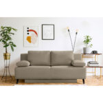 BANK MET BEDFUNCTIE, kleur cappuccino textiel thumbnail 2