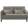 BANK MET BEDFUNCTIE, kleur cappuccino textiel