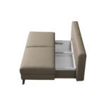 BANK MET BEDFUNCTIE, kleur cappuccino textiel thumbnail 6