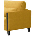 BANK MET BEDFUNCTIE, zwart, kariyahout, textiel thumbnail 6