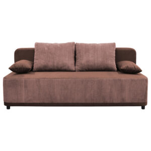 BANK MET BEDFUNCTIE, kleur koraaltextiel