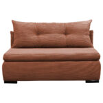 BANK MET BEDFUNCTIE, kleur koraaltextiel thumbnail 1