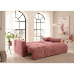 BANK MET BEDFUNCTIE, kleur koraaltextiel thumbnail 2
