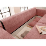 BANK MET BEDFUNCTIE, kleur koraaltextiel thumbnail 6