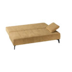 BANK MET BEDFUNCTIE, honingkleurig textiel thumbnail 5