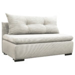 BANK MET BEDFUNCTIE, wit textiel thumbnail 6
