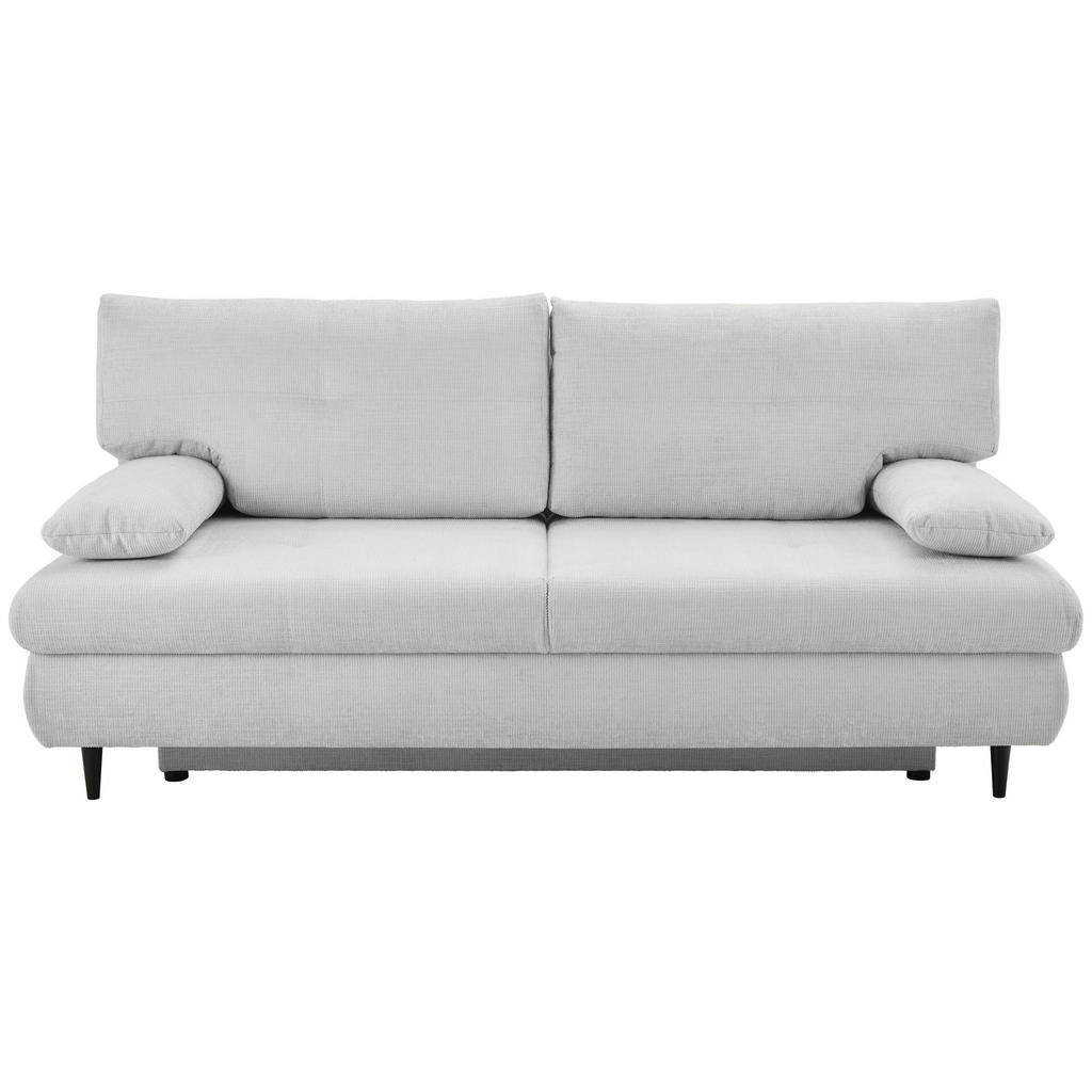 BANK MET BEDFUNCTIE, wit textiel