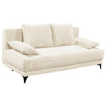 BANK MET BEDFUNCTIE, wit textiel thumbnail 2