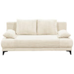 BANK MET BEDFUNCTIE, wit textiel thumbnail 1
