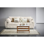 BANK MET BEDFUNCTIE, wit textiel thumbnail 2