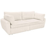BANK MET BEDFUNCTIE, wit textiel thumbnail 6