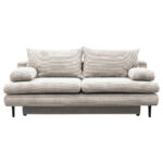 BANK MET BEDFUNCTIE, wit textiel thumbnail 1