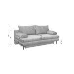 BANK MET BEDFUNCTIE, wit textiel thumbnail 4
