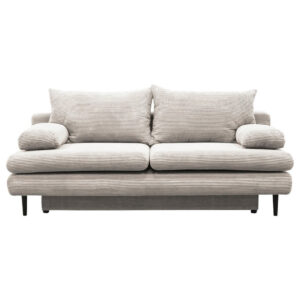 BANK MET BEDFUNCTIE, wit textiel