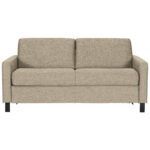 BANK MET BEDFUNCTIE, wit textiel thumbnail 1