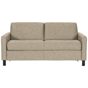 BANK MET BEDFUNCTIE, wit textiel