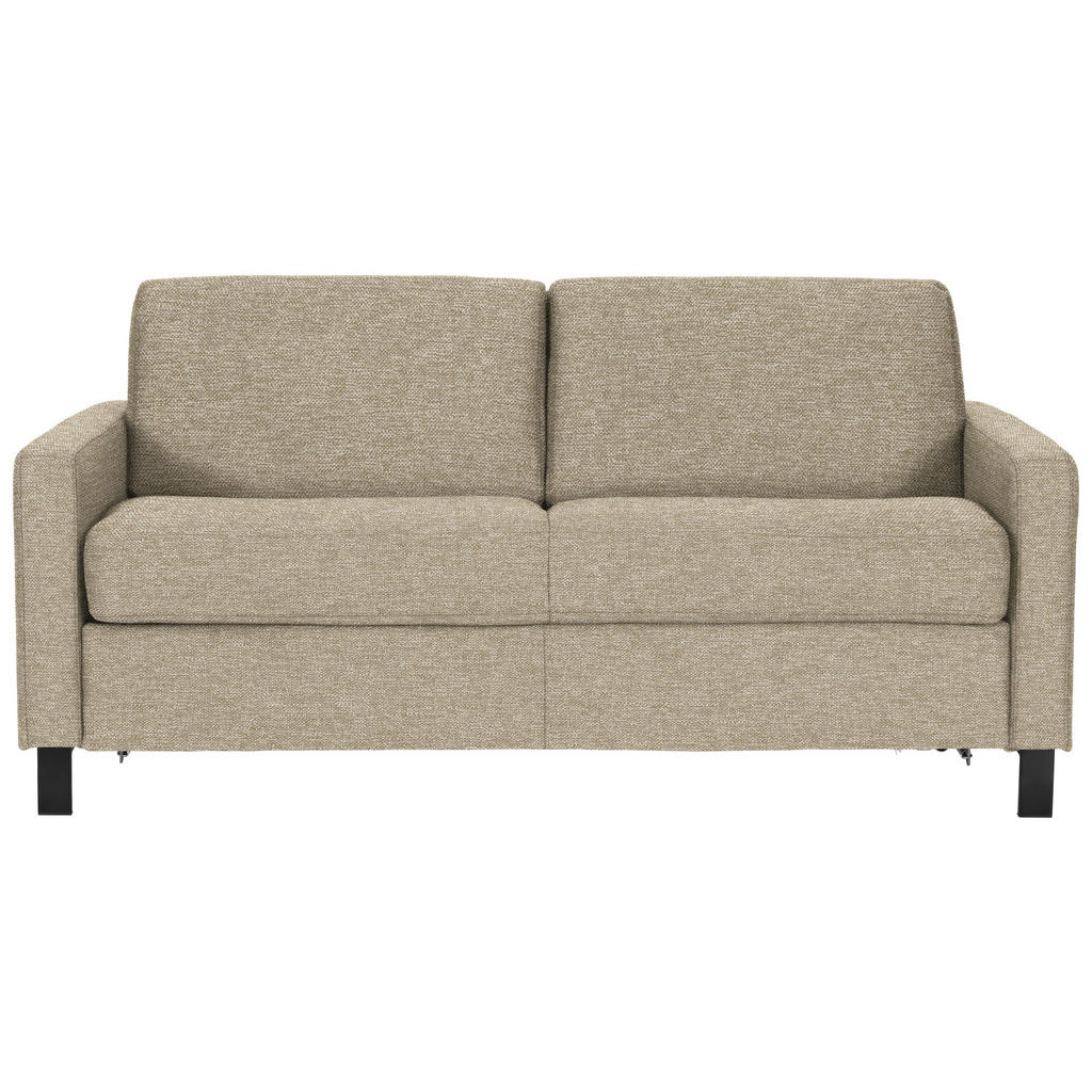 BANK MET BEDFUNCTIE, wit textiel