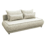 BANK MET BEDFUNCTIE, wit textiel thumbnail 2