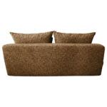 BANK MET BEDFUNCTIE, bruin textiel thumbnail 5