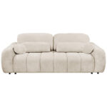 BANK MET BEDFUNCTIE, wit textiel thumbnail 2