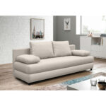 BANK MET BEDFUNCTIE, wit textiel thumbnail 2