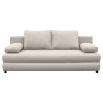BANK MET BEDFUNCTIE, wit textiel thumbnail 1