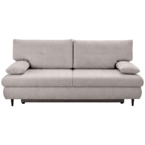 BANK MET BEDFUNCTIE, wit textiel