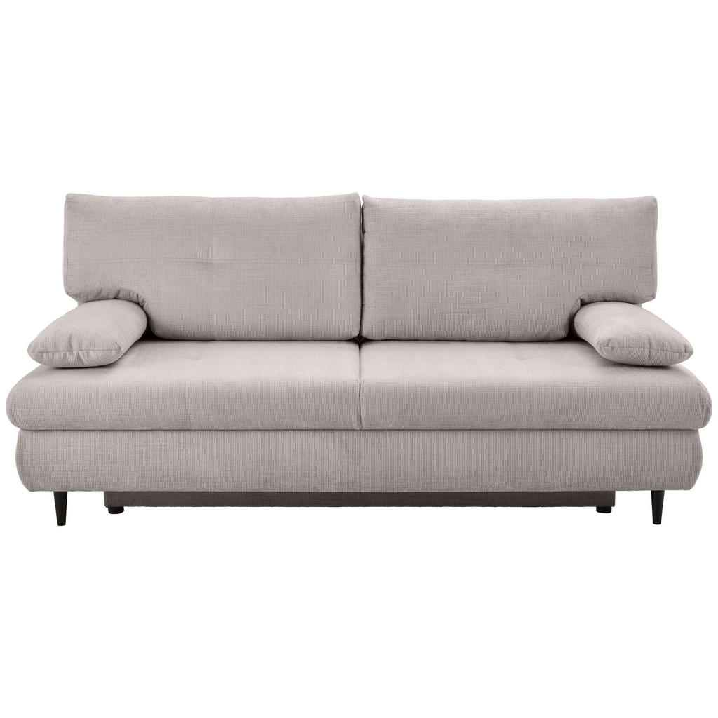 BANK MET BEDFUNCTIE, wit textiel