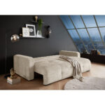 BANK MET BEDFUNCTIE, wit textiel thumbnail 2