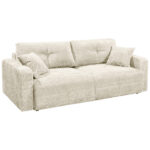 BANK MET BEDFUNCTIE, wit textiel thumbnail 5