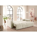 BANK MET BEDFUNCTIE, wit textiel thumbnail 2
