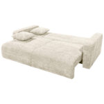BANK MET BEDFUNCTIE, wit textiel thumbnail 4