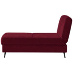 BANK MET BEDFUNCTIE, bordeauxrood textiel thumbnail 1