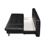 BANK MET BEDFUNCTIE, zwart leer thumbnail 3