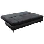 BANK MET BEDFUNCTIE, zwart textiel thumbnail 6