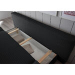 BANK MET BEDFUNCTIE, zwart textiel thumbnail 7