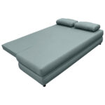 BANK MET BEDFUNCTIE, mintgroen textiel thumbnail 6