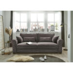 BANK MET BEDFUNCTIE, mokkabruin textiel thumbnail 2