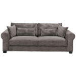 BANK MET BEDFUNCTIE, mokkabruin textiel thumbnail 1